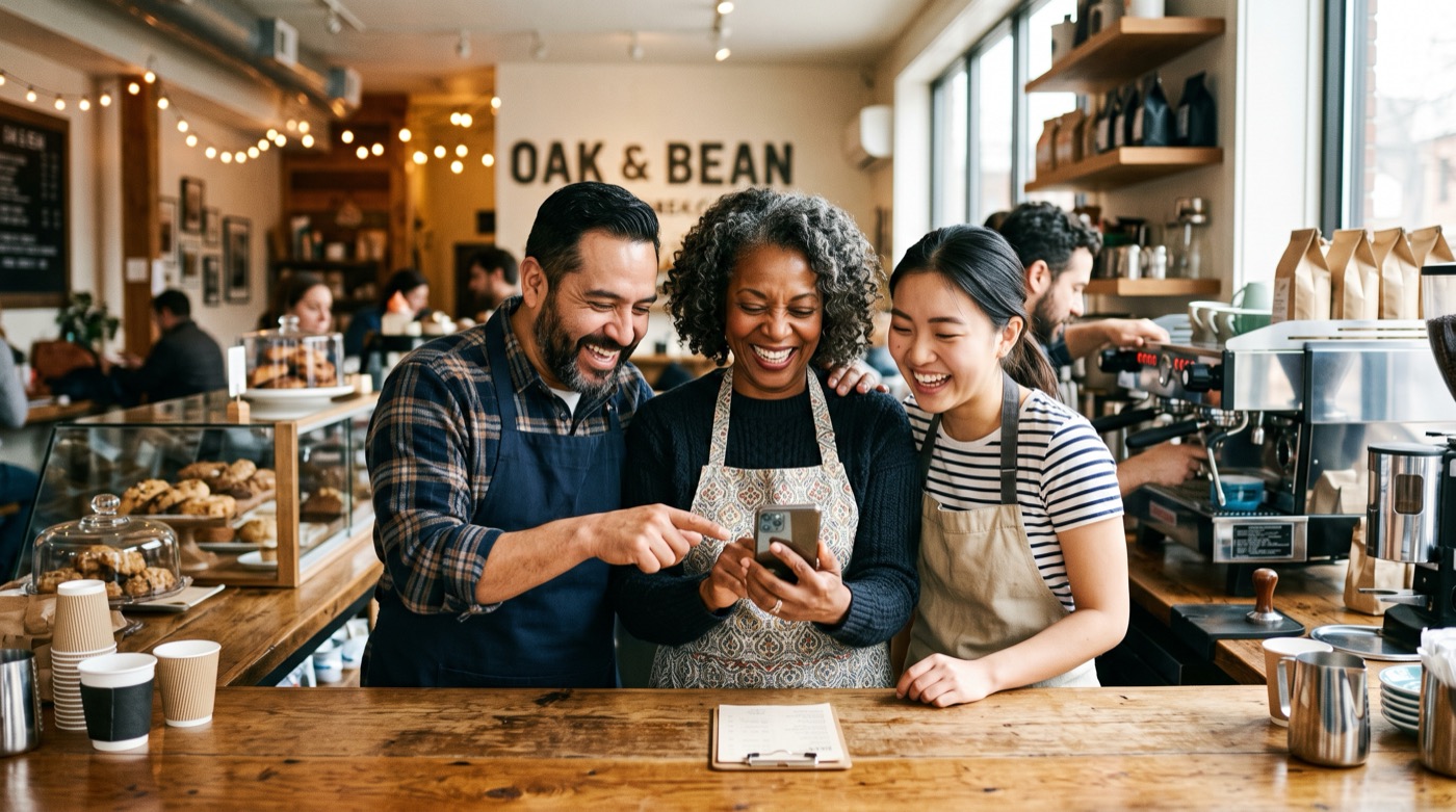 One phone, one thread — and the whole team already knows the story.